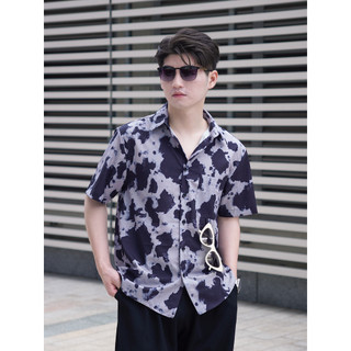 Áo Sơ Mi Nam Ngắn Tay Họa Tiết Đi Biển Form Ragular fit Cộc Tay SMN01 Menswear Nam