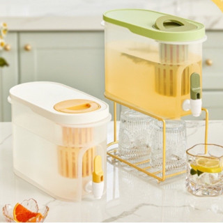 Bình nước 3,9l mẫu mới có vòi cao cấp dung tích lớn, bình đựng nước để tủ lạnh kèm bộ lọc trà tiện dụng PVN1035