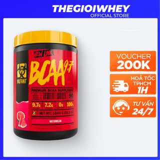 Mutant bcaa 9.7 1044g 90 lần dùng bổ sung acid amin thiết yếu hỗ trợ phục hồi cơ bắp chống dị hoá cơ