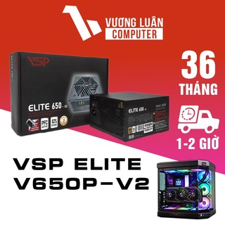 Nguồn máy tính 600w vsp elite v650p - v2 active pfc 82%