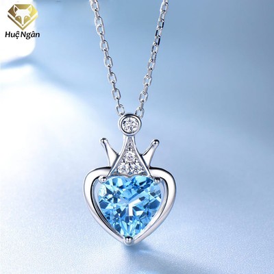 Dây chuyền bạc Ý 925 Huệ Ngân - Vương niệm Trái tim  PP1683