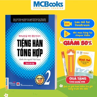 Sách Tiếng Hàn Tổng Hợp Dành Cho Người Việt Nam Sơ Cấp 2 Sách Bài Tập