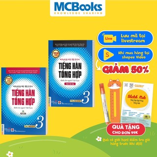 Sách - Combo Tiếng Hàn Tổng Hợp Dành Cho Người Việt Nam - Trung cấp 3 - Học Kèm App Online