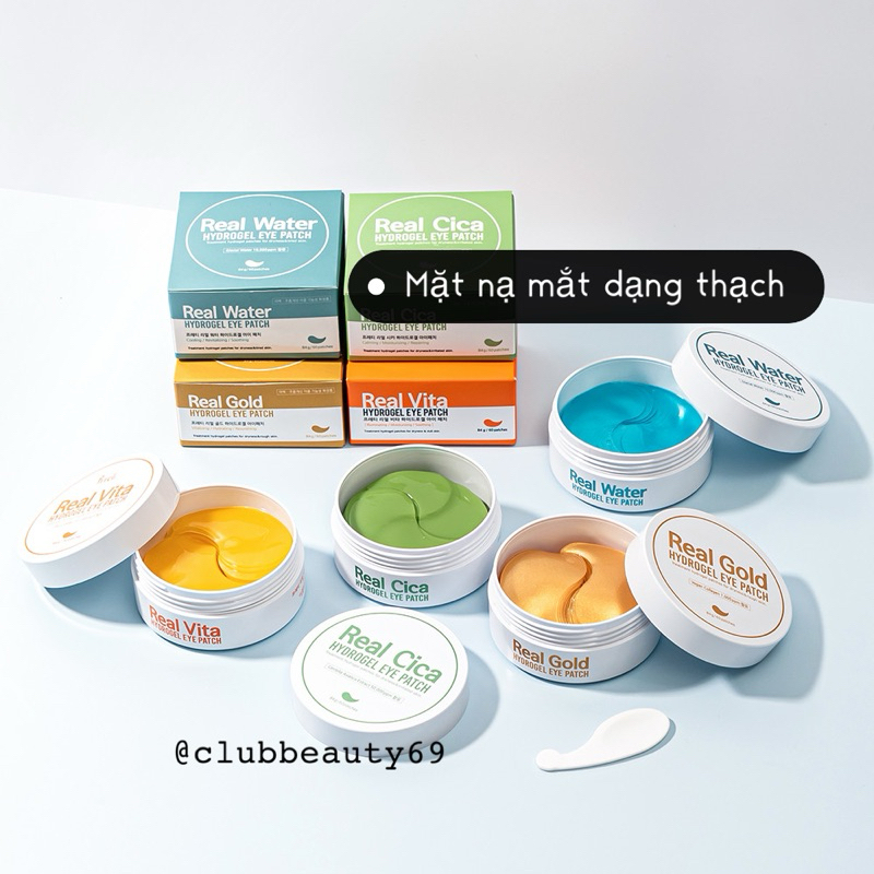 [Chính hãng] Mặt Nạ Mắt Prreti Hydrogel Eye Patch cấp ẩm, mờ thâm, giảm nhăn (Hộp 60 miếng)