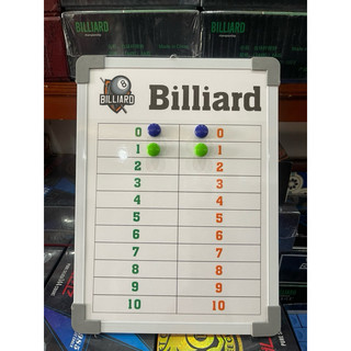 Bảng tỷ số dán tường có khung, Bảng tỷ số billiards, Tặng kèm 4 viên nam châm