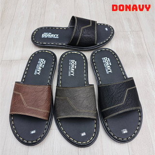 Dép Nam LUXURY DONAVY Phiên Bản Sang Trọng, Đế Nhẹ Xẻ Rãnh Đi Chống Trơn TRượt D.QK