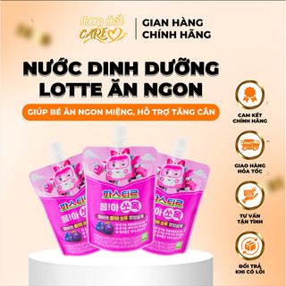 Nước Dinh Dưỡng LOTTE Ăn Ngon, Giúp Bé Ăn Ngon Miệng, Nâng Cao Đề Kháng, Cân Bằng Hệ Tiêu Hóa, Giảm Táo Bón, Tiêu Chảy