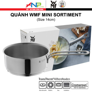 Nồi Nấu Cháo Cho Bé WMF MINI SORTIMENT (Quánh inox Size 14cm, Dung Tích 1,2L)