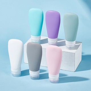 Set 3 và 4 Lọ Chiết Mỹ Phẩm - Dầu Gội - Sữa Tắm Du Lịch 60ml, Tuýp chai chiết sữa tắm dầu xả du lịch dã ngoại 88467