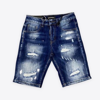 Quần short jean nam XANH rách bản 2024, vải jean dày mềm kiểu dáng trẻ trung, đúng form, giá tốt