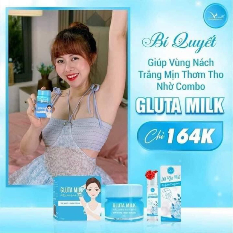 Kem nách Gluta Milk