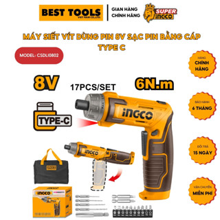 Máy siết vít dùng pin 8V sạc pin bằng cáp type C CSDLI0802 | CSDLI08025