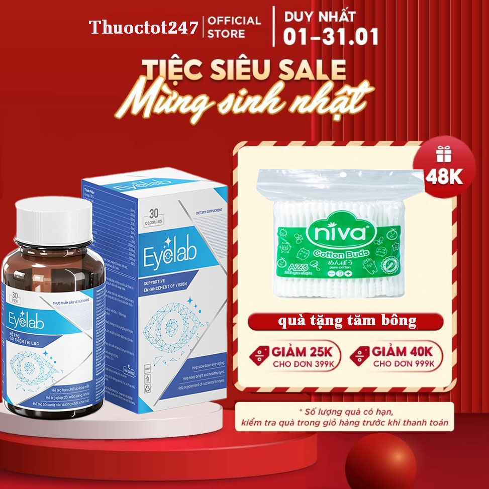 Viên uống sáng mắt Eyelab , Eye lab