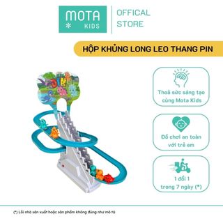  Đồ chơi cho bé Hộp khủng long leo thang pin - Hàng chính hãng
