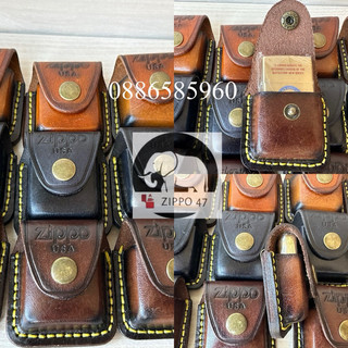 Bao da Zippo chất liệu da bò cao cấp