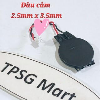 Pin cmos 2032 - đầu cắm 2 lổ