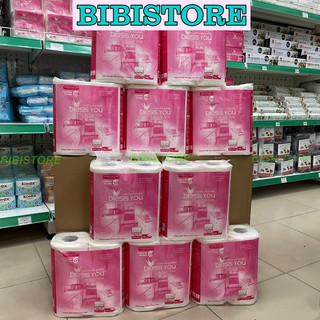 Có mã qr - lốc 2 cuộn khăn bếp bless you 2 lớp 170 tờ