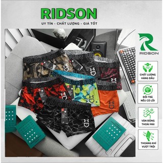 Quần Lót Nam U.A Thun Lạnh Camo Họa Tiết Rằn Ri Xuất Dư Co Gian Thoáng Khí Mùa Hè Mát Mẻ,Boxer xuất xịn (MR_01)