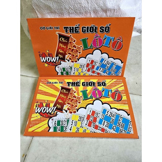 Lô tô bằng giấy -Cờ giải trí