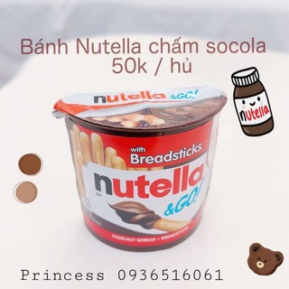 Bánh cho bé chấm socola nutella