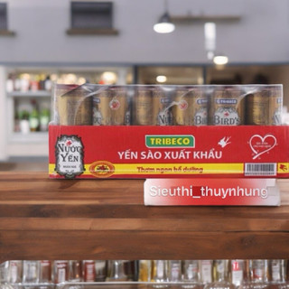 Thùng 30 lon x 240ml nước yến ngân nhĩ tribeco