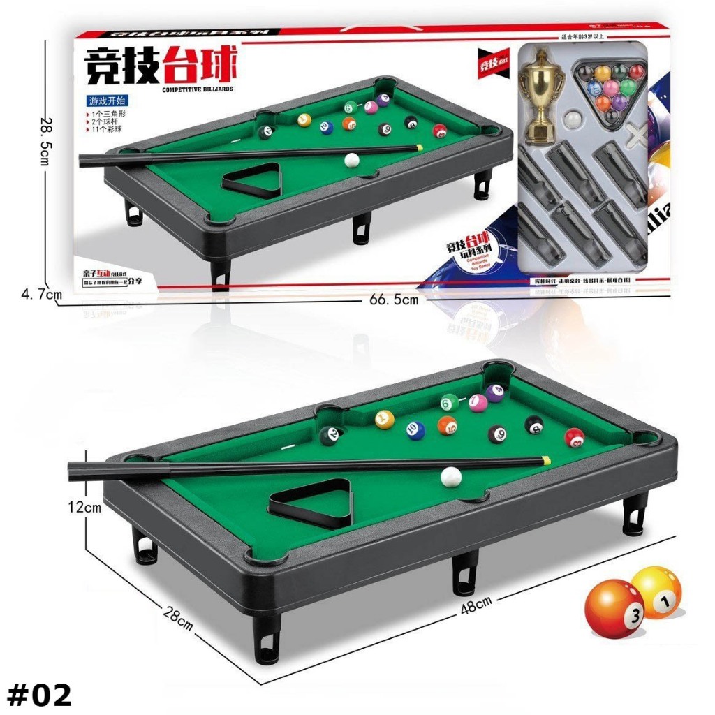 Bàn Bi A Mini Cỡ Lớn Bida Full Phụ Kiện Mặt Bàn Nỉ Chuyên Dụng đồ chơi quà tặng cho bé và gia đình