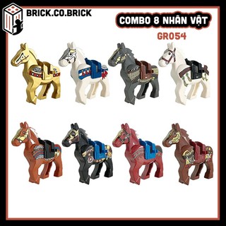  Ngựa Tam Quốc Mô hình  Combo 8 Ngựa Giá rẻ Mô hình  Ngựa Chiến Tam Quốc GR054 