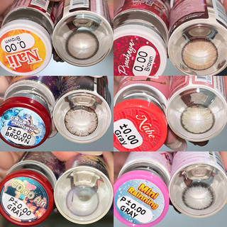 Kính áp tròng O độ kèm khay đơn