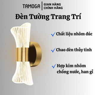 Đèn ngủ treo tường, đèn tường trang trí pha lê đơn 3 chế độ sáng TAMOGA RINS 5612