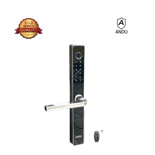 Khoá Vân Tay Cửa Nhôm chống nước inox, Cửa Sắt Kín có app, remote, 6 chức năng, Tiếng Việt dễ dùng