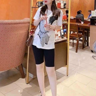 TPQ8(L-8XL) Quần Ngố Màu Đen Thun Cotton Bigsize Vnxk TuyenPhan Bigsize