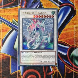 Lá bài thẻ bài Yugioh Stardust Dragon – Ultra Rare - Tặng bọc bài nhựa bảo quản