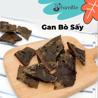 [TÚI 50GR]Gan Bò Sấy, Đồ Ăn Vặt JFamille, Bổ Sung Vitamin A, C - Giúp Sáng Mắt, Cơ Bắp Chắc Khỏe. JF113