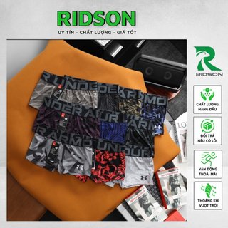 Quần lót nam đùi thun lạnh U.A camo, rằn ri co giãn 4 chiều, xuất dư, Boxer nam mùa hè mát lạnh