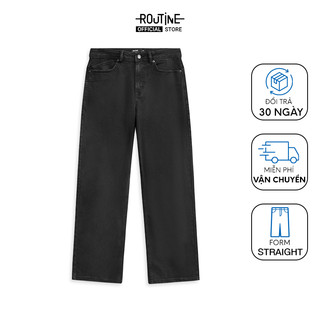 Quần Jean Nam Ống Suông Form Straight - Routine 10F23DPA018