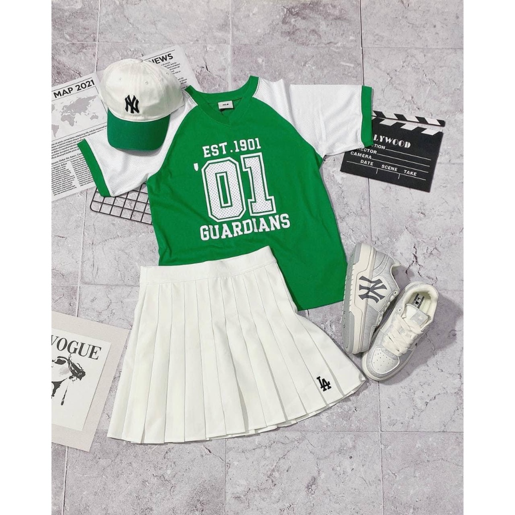 [ CHÍNH HÃNG ] CHÂN VÁY MLB XẾP LY NEW 2024