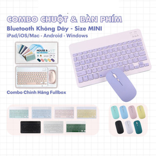 Combo Phím Chuột Máy Tính Bluetooth Mini