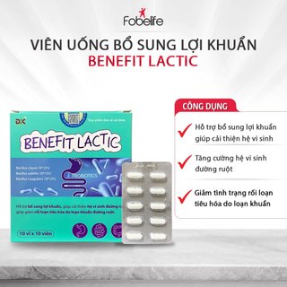 Viên Uống Men Vi Sinh Benifit Lactic ĐK Bổ Sung Lợi Khuẩn