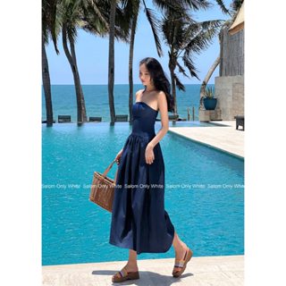 Zavi Dress - Đầm quây Denim cúp ngực Salom (ảnh thật chính chủ)
