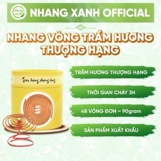 [CAO CẤP] Nhang Vòng Trầm Hương Cao Cấp - thời gian cháy 3h - Hương thơm dịu nhẹ, tự nhiên