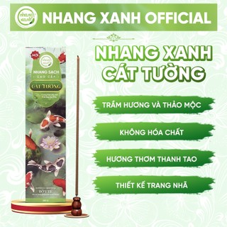 [MỚI] Nhang Xanh Cát Tường hộp 200gr - 100% Tự nhiên, không hoá chất độc hại