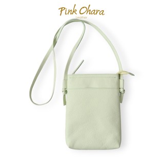 Túi đeo chéo nữ pink ohara kiko đựng điện thoại đa năng