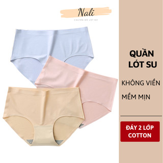  Quần Lót Su Nữ Ép Viền Cao Cấp Quần Lót Su Đúc Nữ Mát Lạnh Mềm Mịn Thoáng Mát NL019 