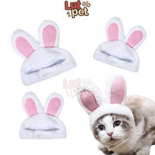Mũ Tai Thỏ Xinh Xắn Cho Chó Mèo - Thú Cưng - Phụ Kiện Thời Trang Quần Áo Chó Mèo - lutpet