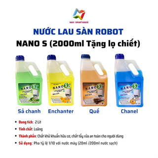 Nước lau sàn nhà chuyên dụng dành cho tất cả các dòng robot hút bụi lau nhà và máy lau nhà cầm tay