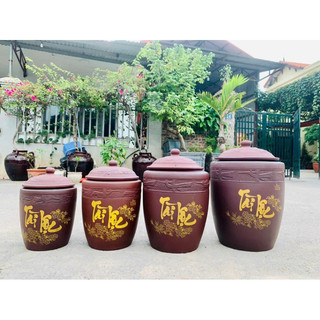 Hũ tài lộc đựng 10kg gạo