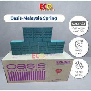Xốp cắm hoa oasis spring nhập khẩu chính hãng malaysia -thùng 20 viên