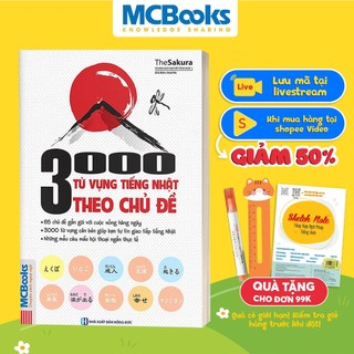 Sách 3000 Từ Vựng Tiếng Nhật Theo Chủ Đề MCBooks