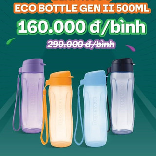 Bình Nước Tupperware 💕Eco Bottle Gen II 500ml