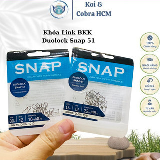 Khóa link bkk duolock snap 51 - phụ kiện câu lure, câu cá